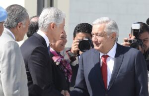 AMLO en el Último Informe de Del Mazo