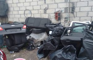 Decomisan Policía de Edoméx y CDMX 2 Mil 800 Toneladas de Autopartes Robadas